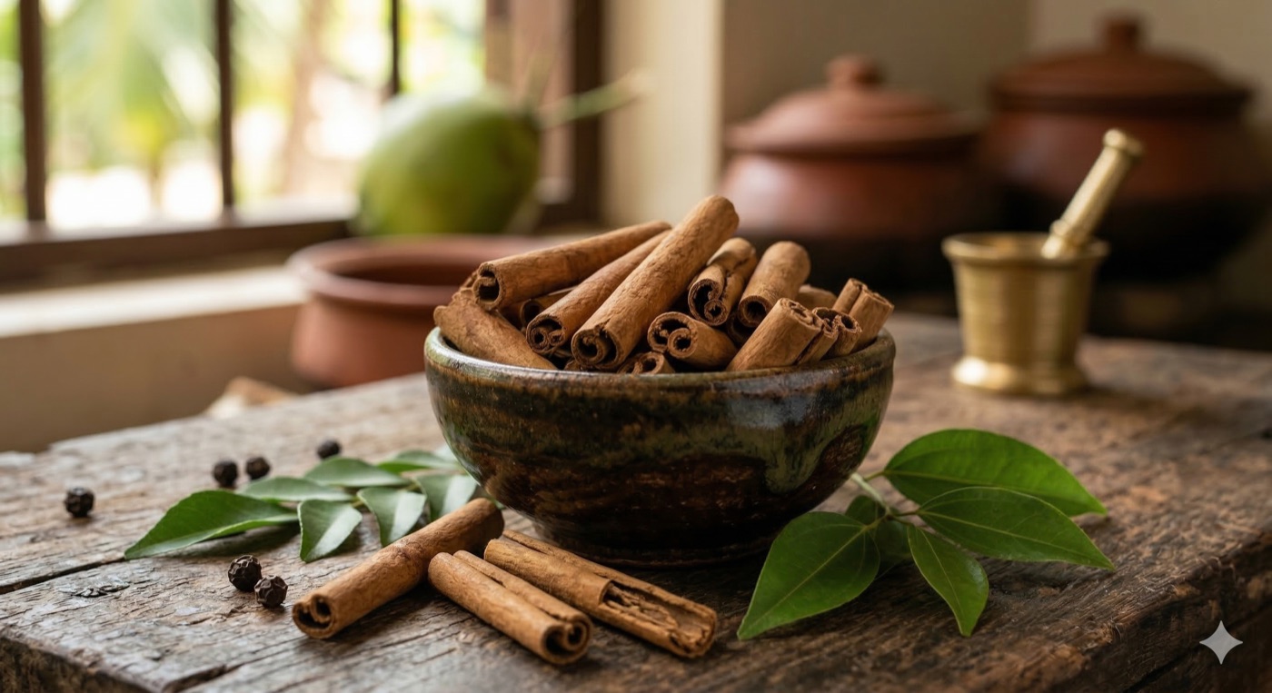 Curled cinnamon bark quills